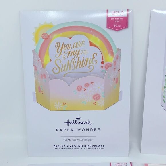 Bundle of 4 Hallmark Paper Wonder Pop-Up Happy Mothers Day Cards - Picture 3 of 7
